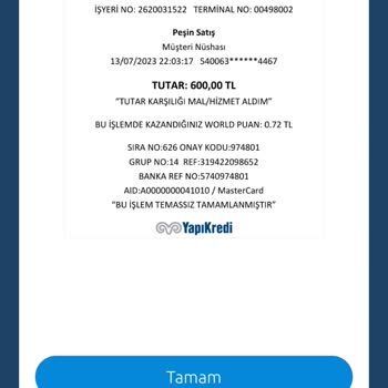 Yapı Kredi Shell Kampanya Puanımı Yüklemiyor.