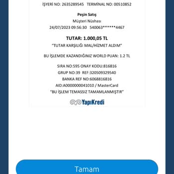 Yapı Kredi Shell Kampanya Puanımı Yüklemiyor.