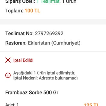 Trendyol Param İade Edilmedi