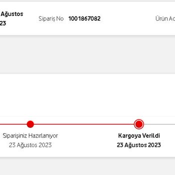 Vodafone'dan Aldığım Ürün Yurtiçi'nde Görünmüyor!