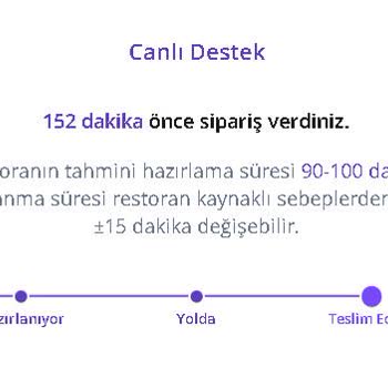 GetirYemek Ürünüm Ortada Yok