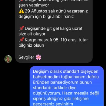 Tuğbaca Butik Defolu Ürün Gönderip Mesajlara Dönmüyorlar