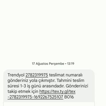 Trendyol Ürün Zamanında Gelmedi