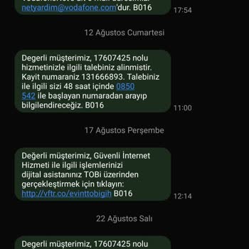 Vodafone Pay Ücret İadesi Yapılmadı. Yetkililer Sorun İle İlgilenmedi.