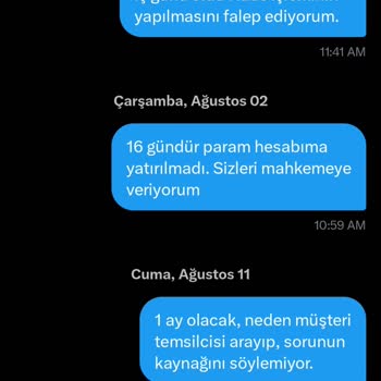 Vodafone Pay Ücret İadesi Yapılmadı. Yetkililer Sorun İle İlgilenmedi.