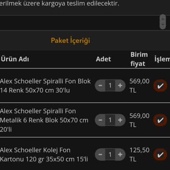 Sürat Kargo Nezih Kırtasiyeden Alınan Okul Malzemeleri İle İlgili Sorun