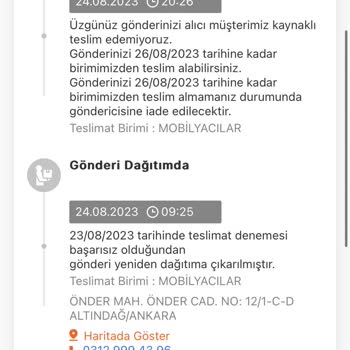 MNG Kargomu Teslim Etmiyor