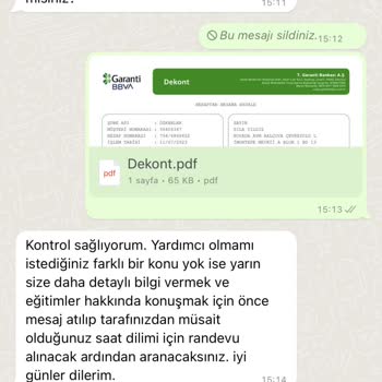 Gratis İş Başvurusu Sonrası Para Gönderme İsteği