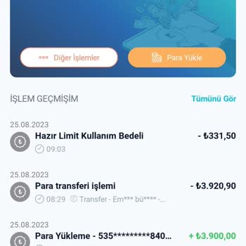Paycell İbana Transfer Yapmıyor.