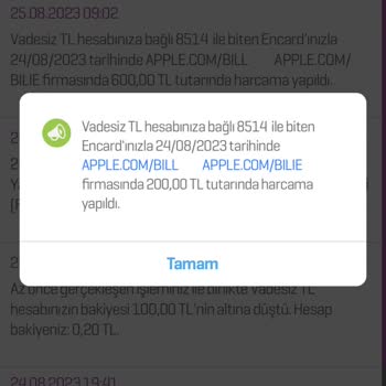 Apple İznim Dışında Para Çekildi