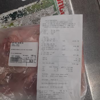 Onur Market Terazi Fişi Ve Kasa Fişi Farklı