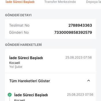 Trendyol Mağdur Edilişim Ürünüm Teslim Edilmedi Bana Üzerine Geri İade Yaptılar