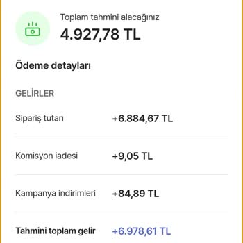 Hepsiburada Ödemeler - Kazanç - Destek