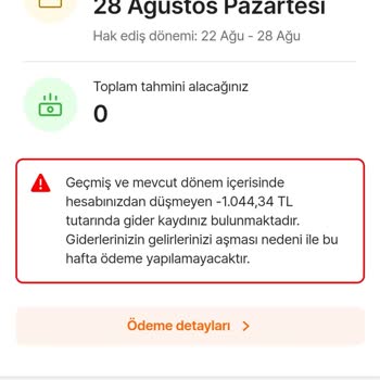 Hepsiburada Ödemeler - Kazanç - Destek