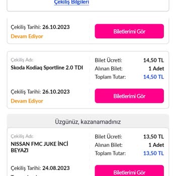 Pazarama Şeffaf Olmayan Çekiliş Sonuçları
