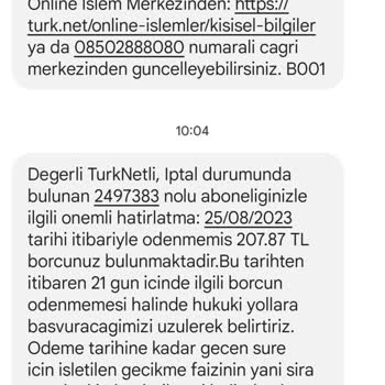 TurkNet Ödediğim Faturaları Bir Daha İstiyor.