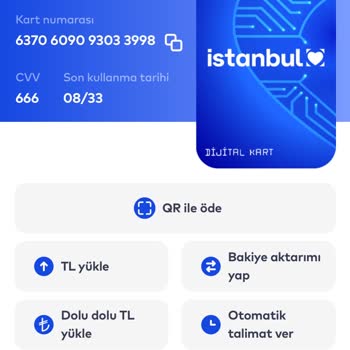 İBB - İstanbul Büyükşehir Belediyesi İstanbul Dijital Kart