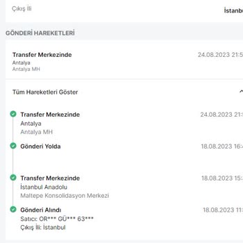 Trendyol Express Ürünümü Teslim Etmiyor