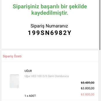 Rubrax Derin Dondurucu Siparişi