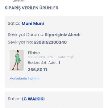 LCW Gönderilemeyen Kargo