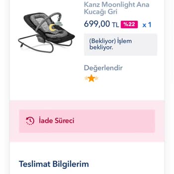 Baby Mall Ürün İadesi İle İlgili