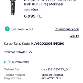 Teknosa Philips Marka Sakal Tıraş Makinesi İle İlgili Sorun