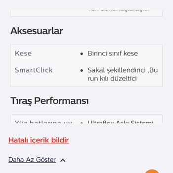 Teknosa Philips Marka Sakal Tıraş Makinesi İle İlgili Sorun