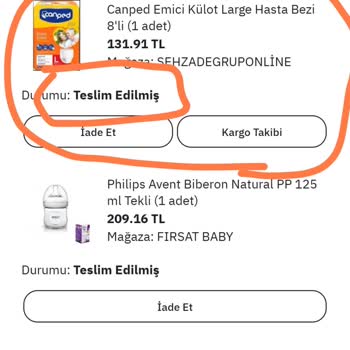 Epttavm Teslim Edilmeyen Ürün