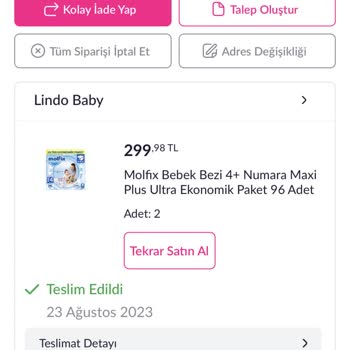 Pazarama Lindo Baby Satıcısı Yanıltıcı Ürünler Satıyor