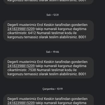 Sürat Kargo Kargo Dağıtımda Ama Gelmedi 5 Gündür