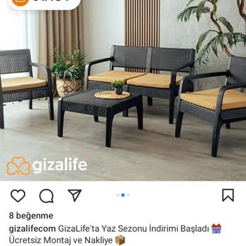 Gizalife.com Instagram Da Alışveriş Sitesi Olarak Görünüyor