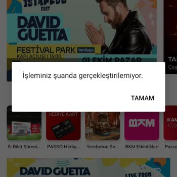 Passolig Passa Mobil Uygulamasına Giriş Yapamıyorum