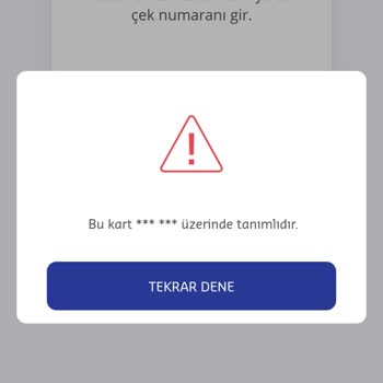 Sodexo Yeni Uygulamada Kart Ekleme Problemi