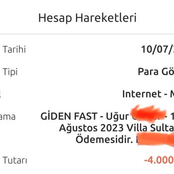 Balayı Villası Kirala'da Mağduriyetimiz