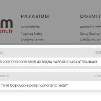 Pazarium Firma İademi Yapmadı Ve Bu Konuyla İlgili Aradığımda Beni Azarladılar