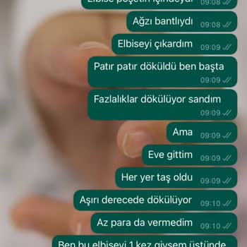 Dufaofficial Elbise Taş Dökülmesi İade