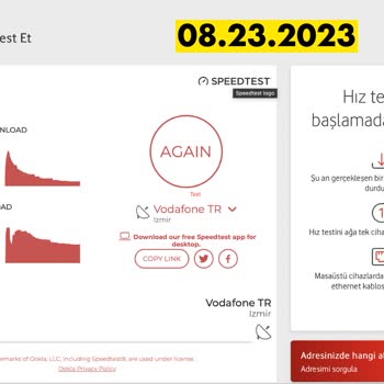 Vodafone Evde İnternet 1.8 Mbps, Defalarca Bildirmeme Rağmen Çözüm Yok