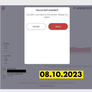 Vodafone Evde İnternet 1.8 Mbps, Defalarca Bildirmeme Rağmen Çözüm Yok