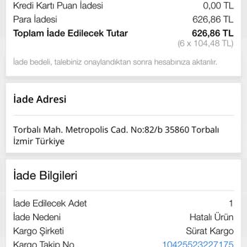 Hanedan Su Arıtma Para İadesi Yapılmadı