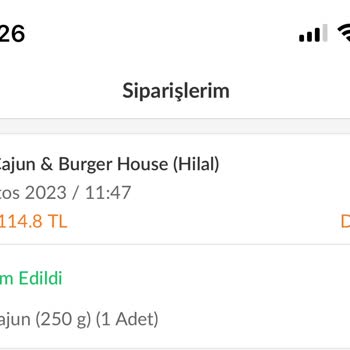 Trendyol Yemek Kötü Sipariş Süreci