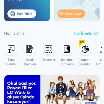 Paycell Hazır Limiti Artırımı Talebi