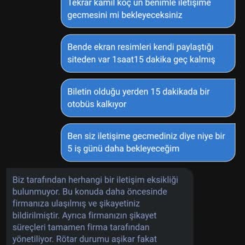 Obilet Sözünü Yerine Getirmiyor Beni Oyalıyor