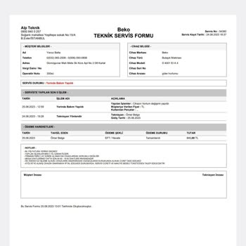 Beko Servis Hizmeti Şikayeti
