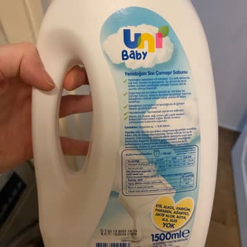 Uni Baby Yenidoğan Deterjan Ürün İçeriği