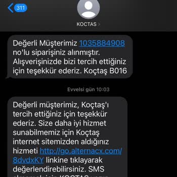 Koçtaş Sattığı Malı Vermiyor