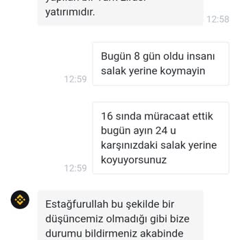 Mangelnder Kundenservice, Ausbleibende Rückerstattung und Vertrauensbruch bei Binance TR