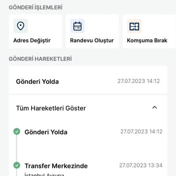 Trendyol'dan Gelmeyen Sipariş