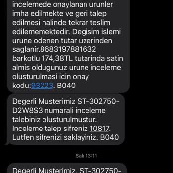 COLIN’S COLIN'S Marka Tişörtümün İlk Yıkamadan Sonra Delik Deşik Olması