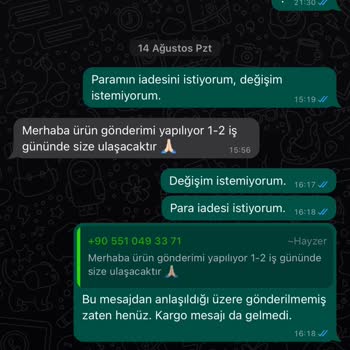 Hayzer Param İade Edilmezse Mahkemeye Vereceğim!