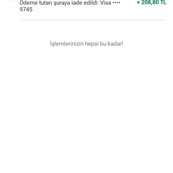 Yemeksepeti Sipariş İptali Gerçekleşmedi